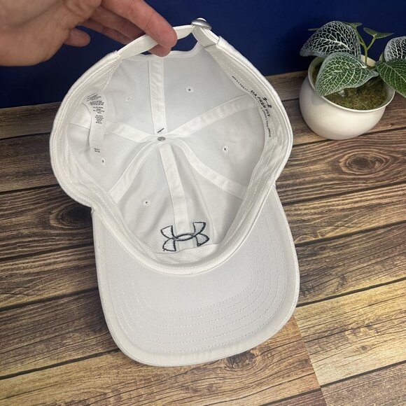 Under Armour Men's Sportstyle Free Fit Hat NWT ONE SIZE (White) SKU: 1369783 - Picture 7 of 12